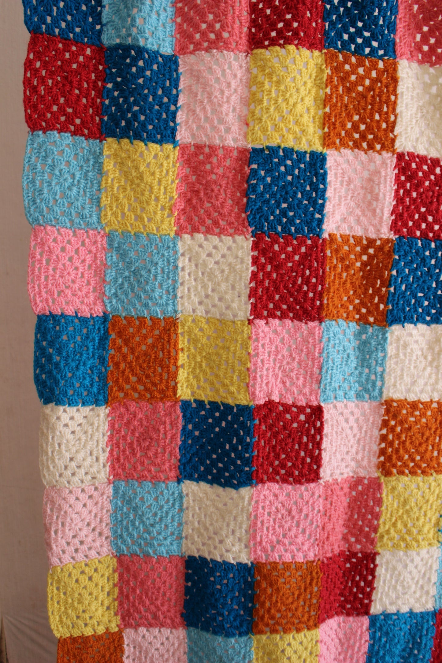 Hand Knitted Woollen Throws- Multicolour