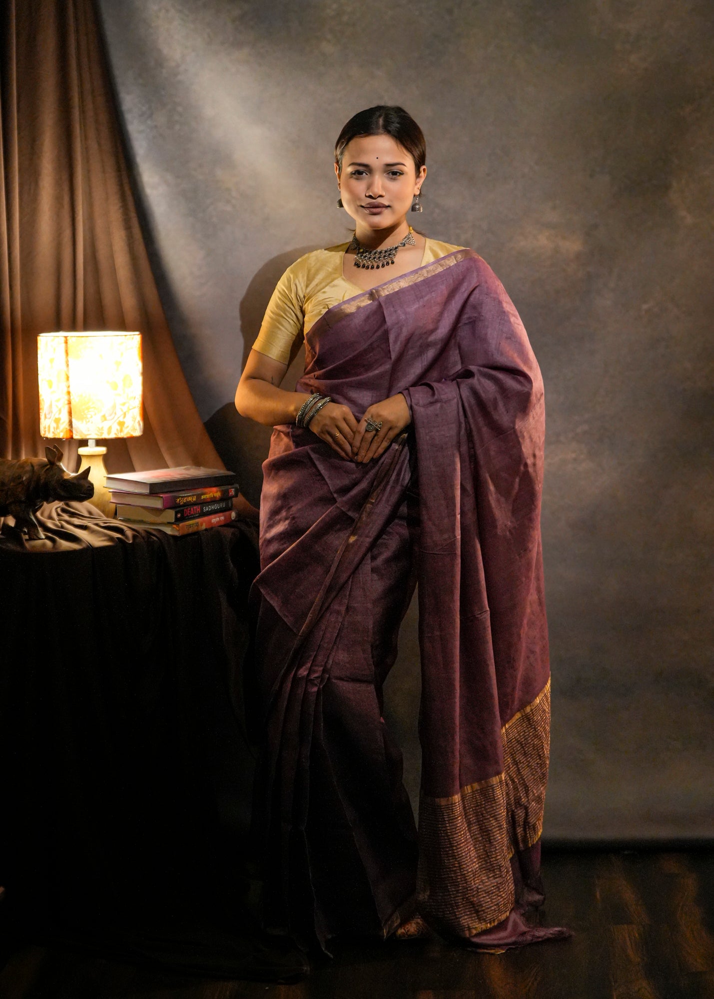 Piyu | Tussar Silk Sari