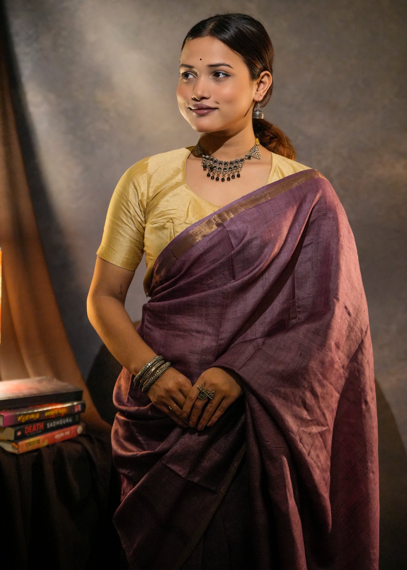 Piyu | Tussar Silk Sari