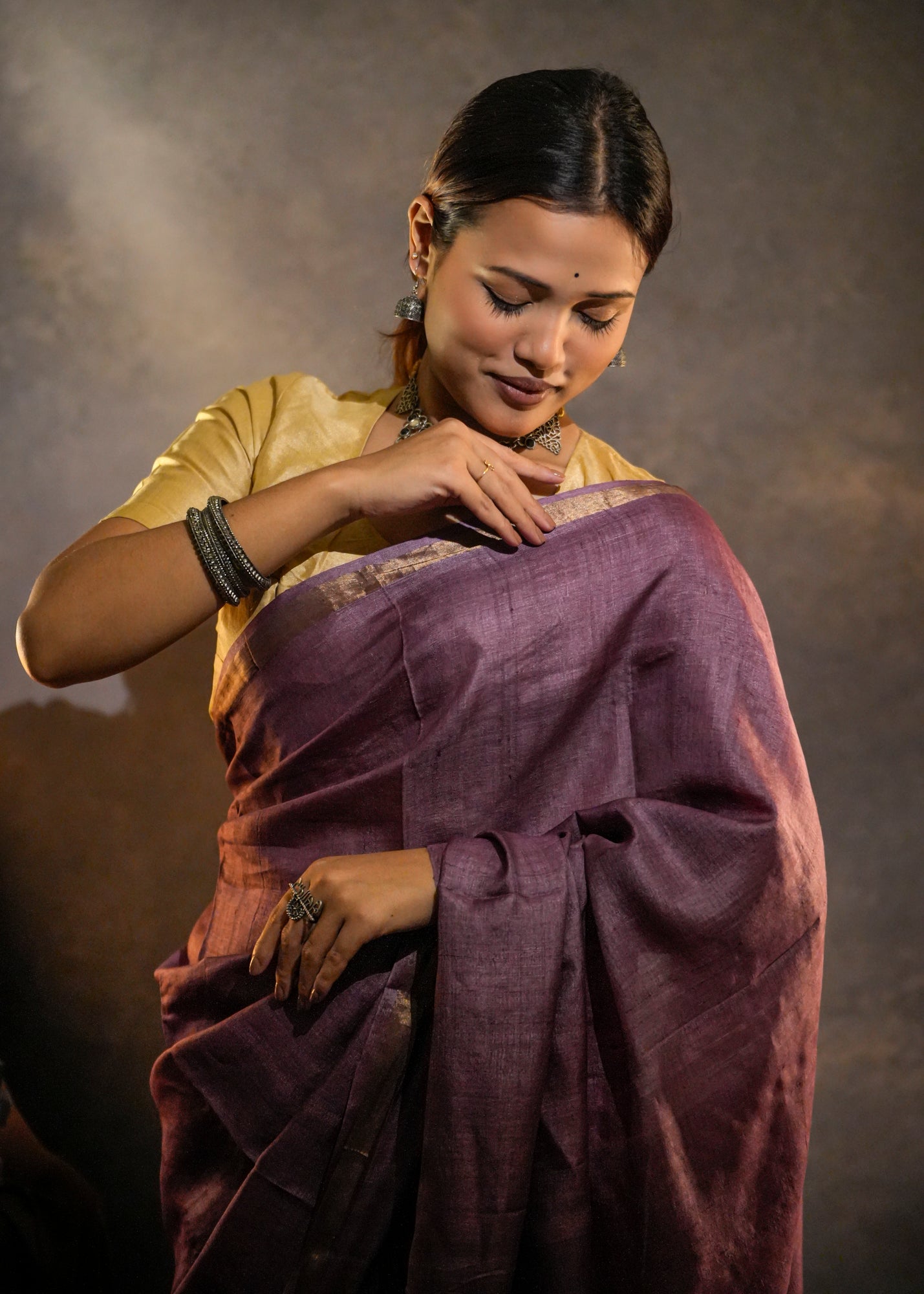 Piyu | Tussar Silk Sari