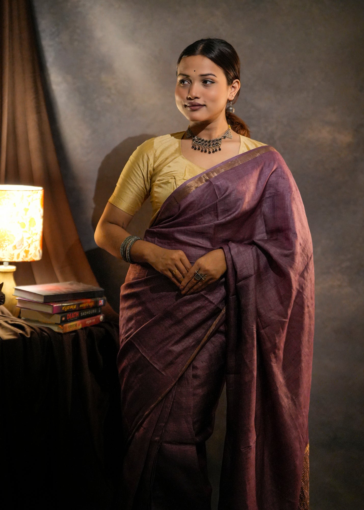 Piyu | Tussar Silk Sari