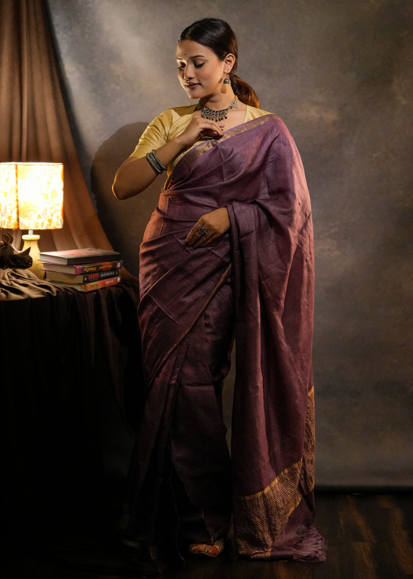 Piyu | Tussar Silk Sari