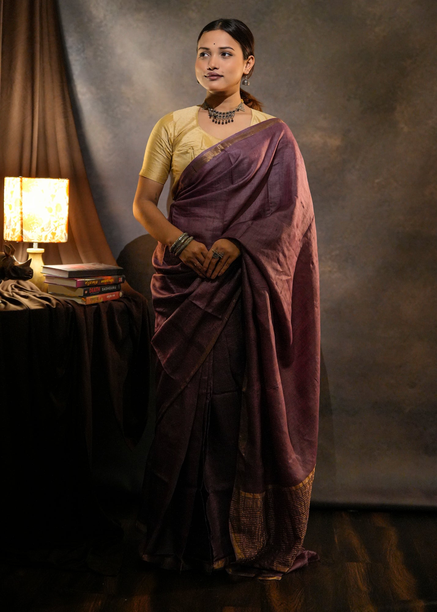 Piyu | Tussar Silk Sari