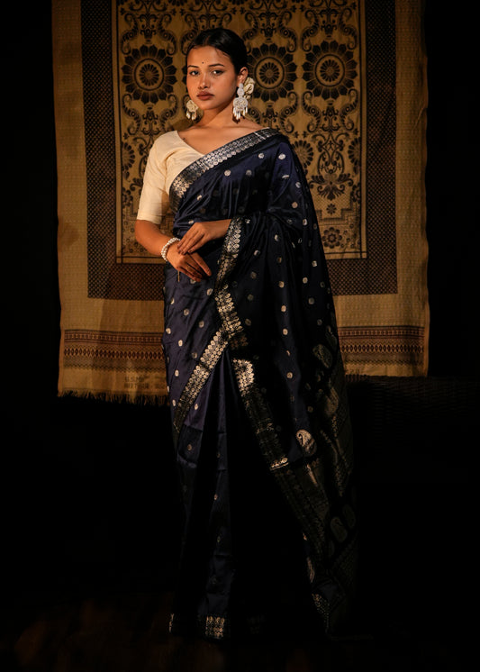 Maysam | Assam Silk Guna Work Saree