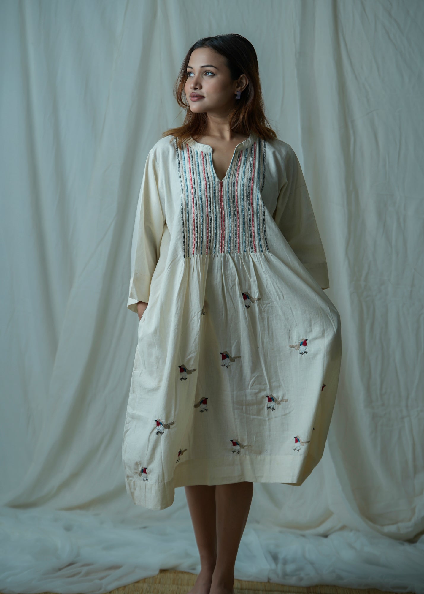 Fleuret | Hand Embroidered Dress