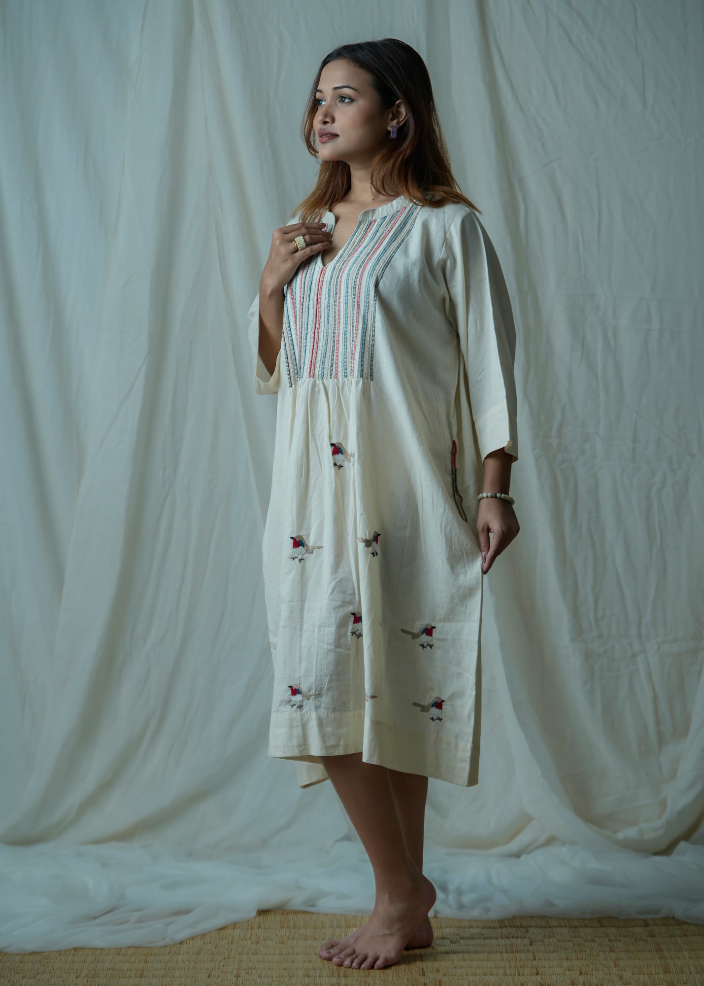 Fleuret | Hand Embroidered Dress