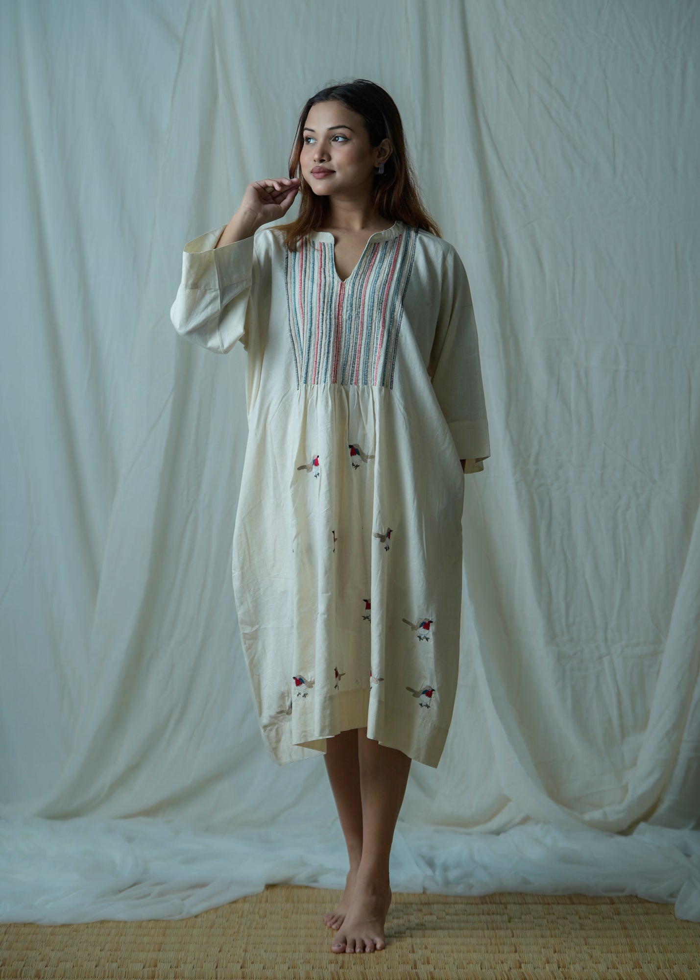 Fleuret | Hand Embroidered Dress