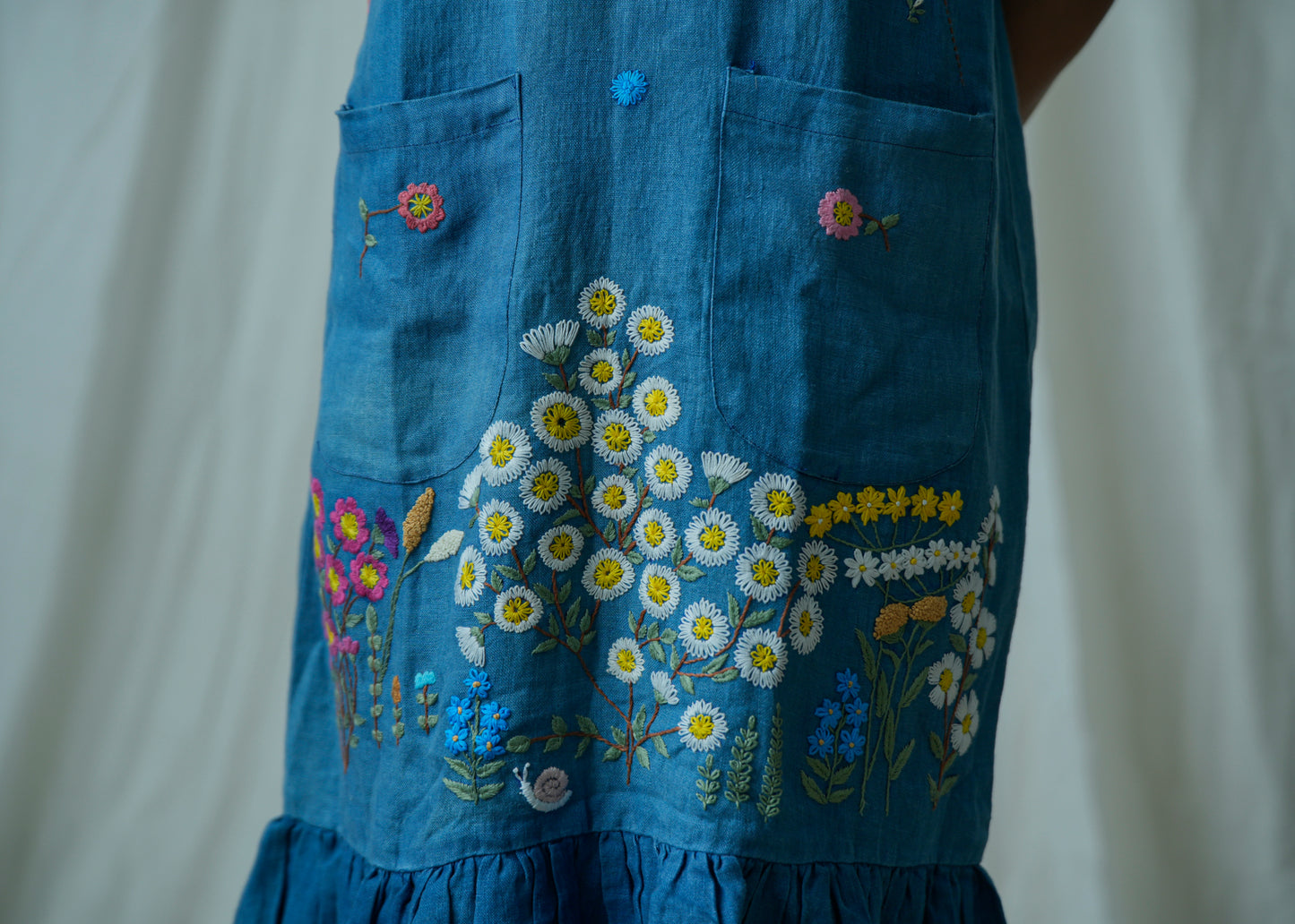 Flore | Hand Embroidered Dress