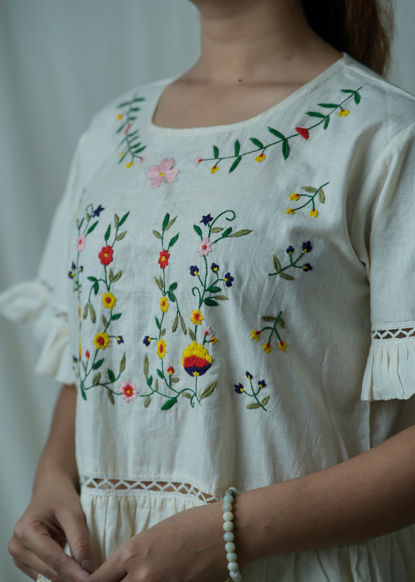 Jardin | Hand Embroidered Dress