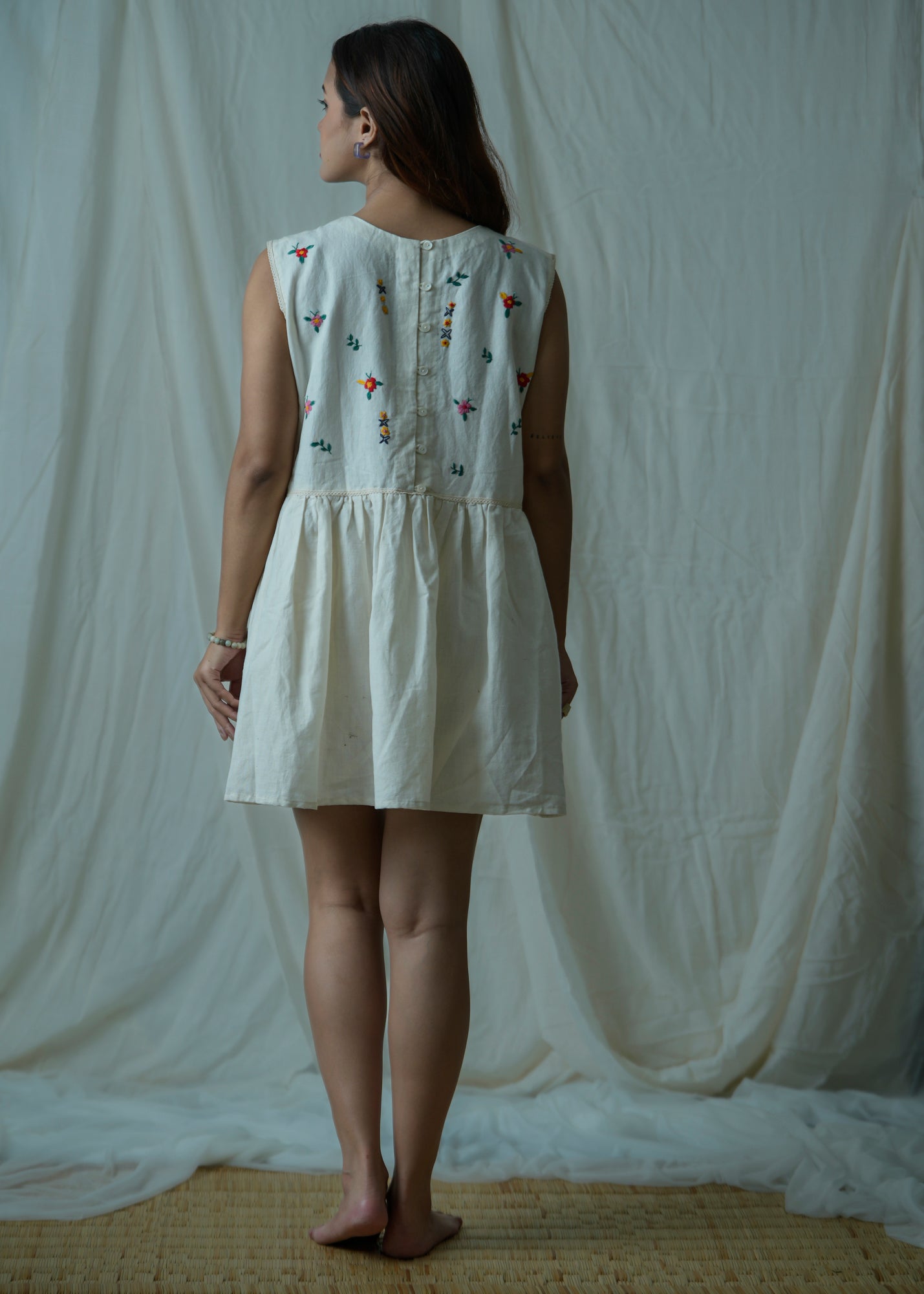 Pétale | Hand Embroidered Dress