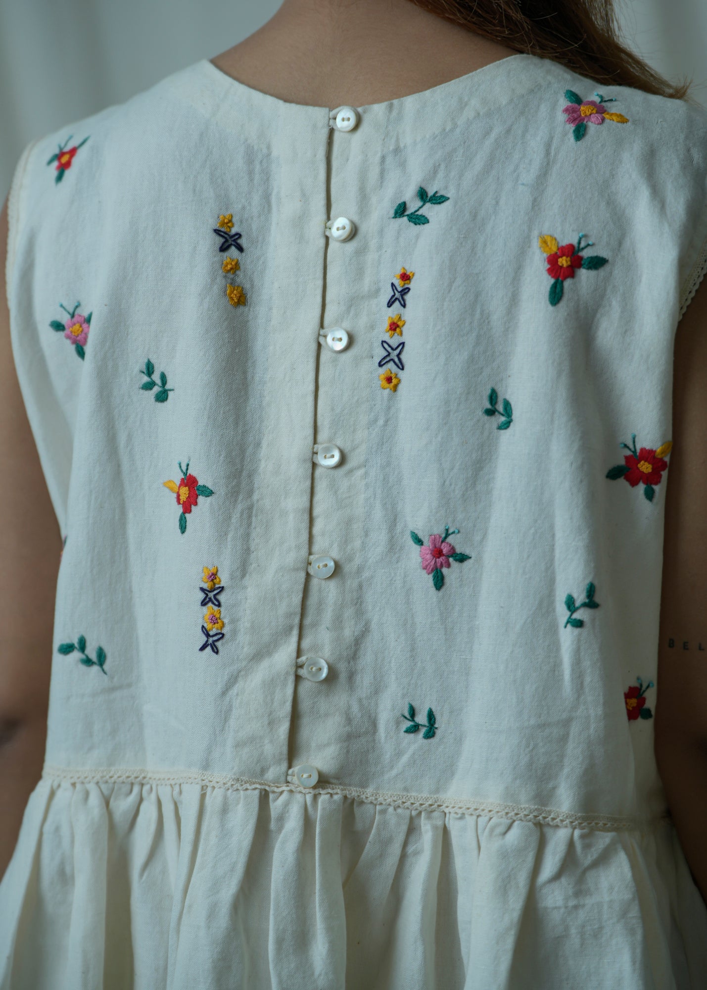 Pétale | Hand Embroidered Dress