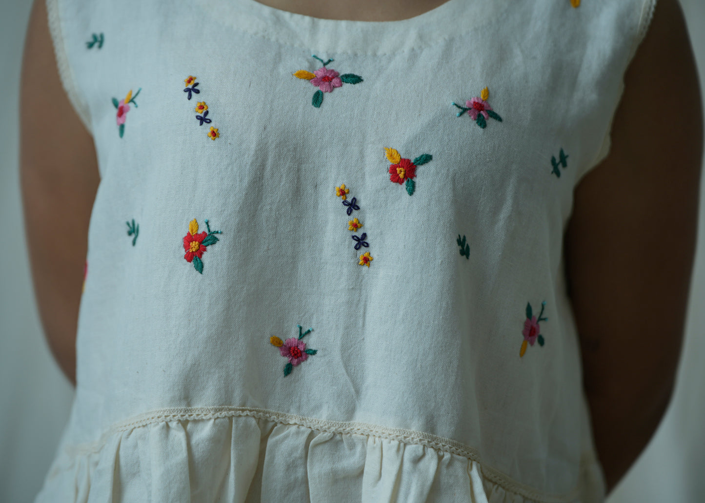 Pétale | Hand Embroidered Dress