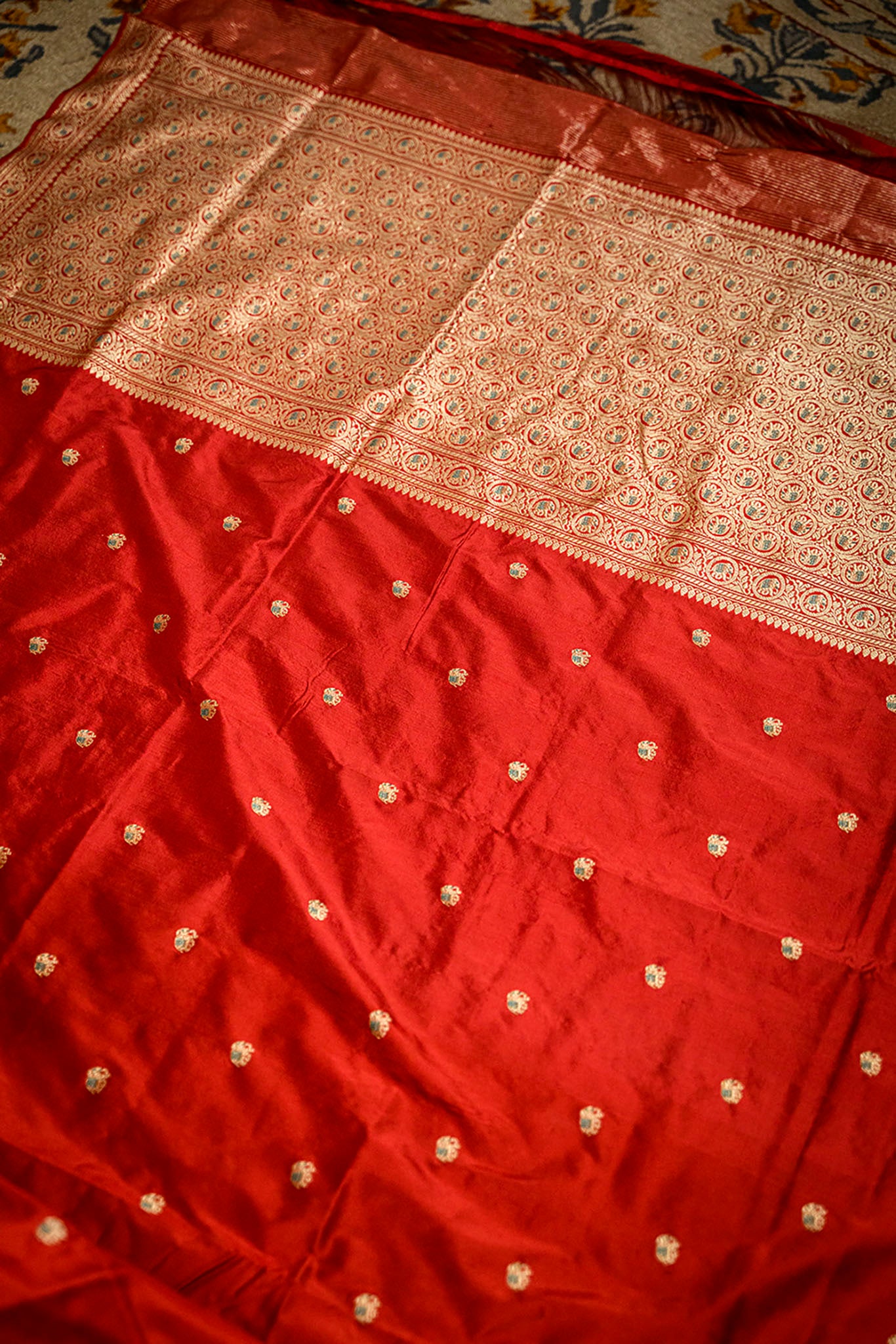 C Assam Handloom Silk Saree (Fabriqué sur commande)