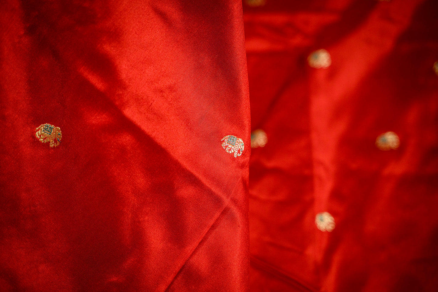 C Assam Handloom Silk Saree (Fabriqué sur commande)