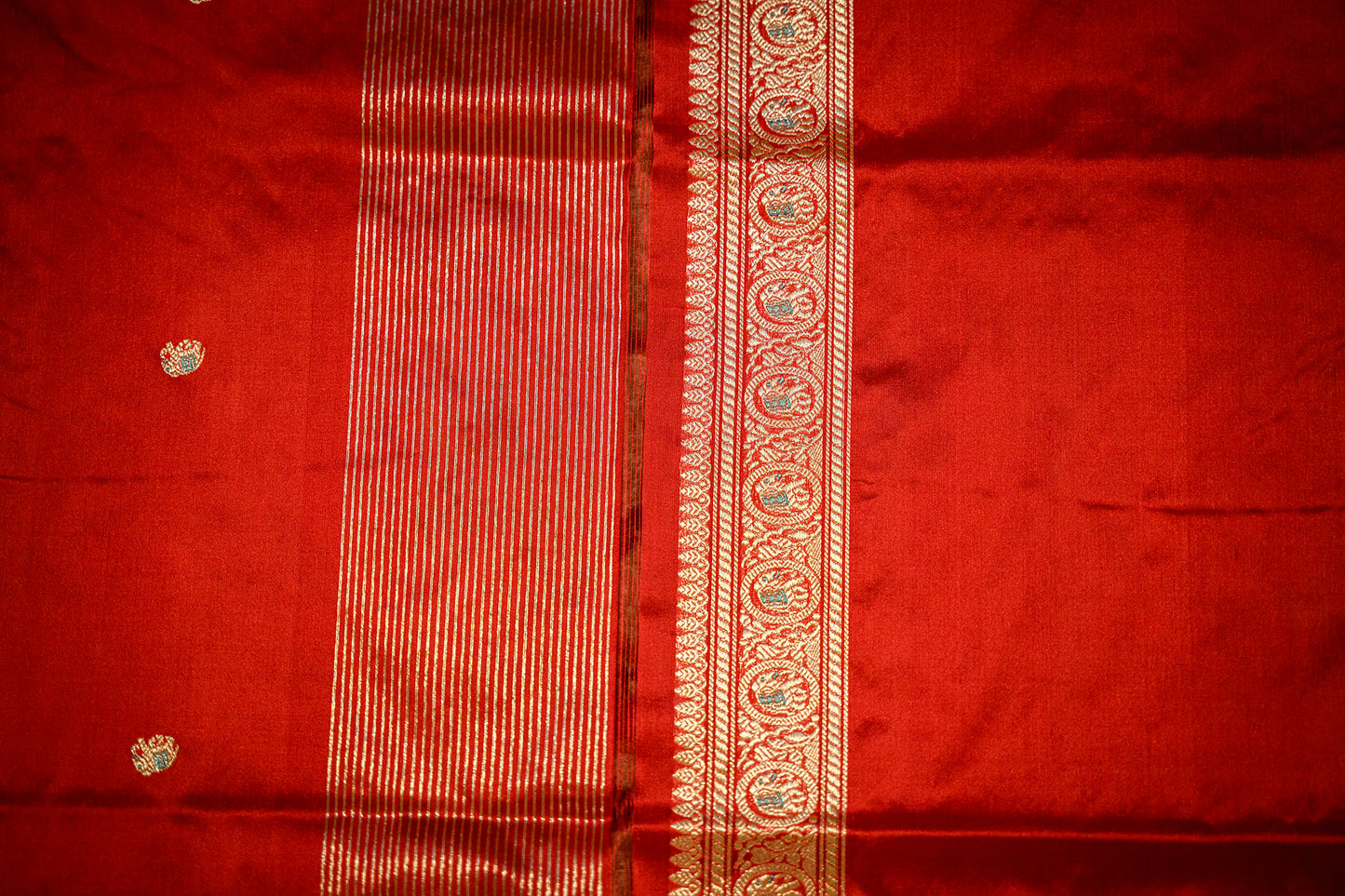 C Assam Handloom Silk Saree (Fabriqué sur commande)