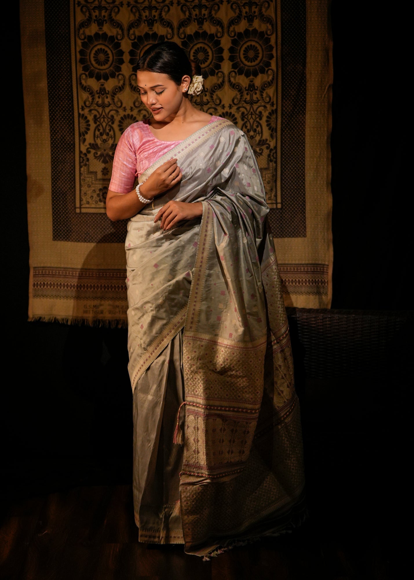 Prasuna | Assam Mulberry-Eri Silk Saree