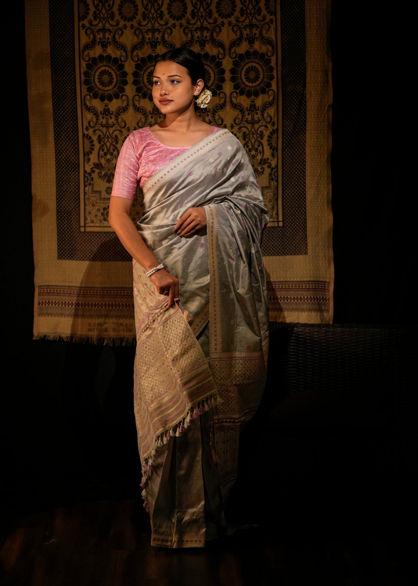 Prasuna | Assam Mulberry-Eri Silk Saree