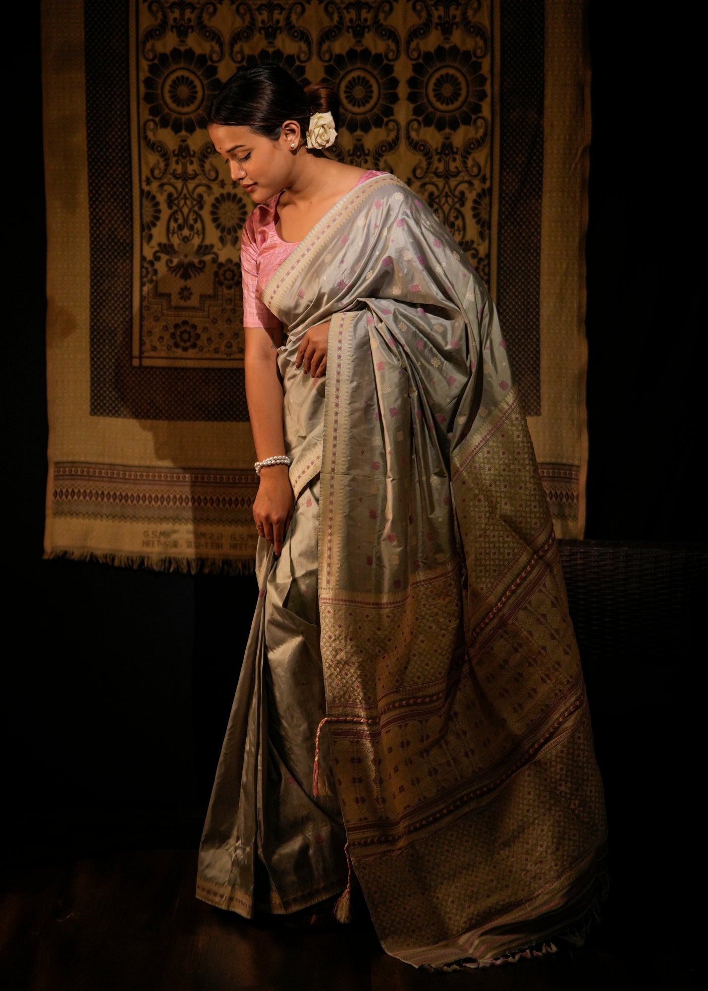 Prasuna | Assam Mulberry-Eri Silk Saree