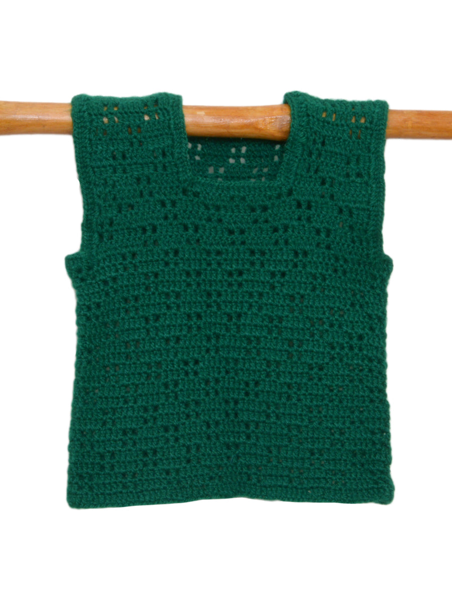 Hand Knitted Baby Woollen Vest