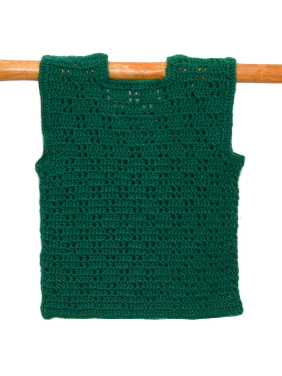 Hand Knitted Baby Woollen Vest