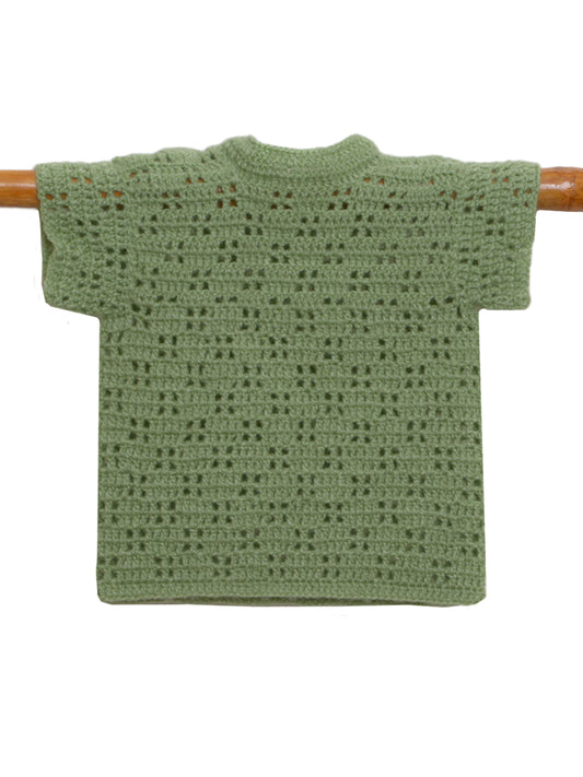 Hand Knitted Baby Woollen Tshirt