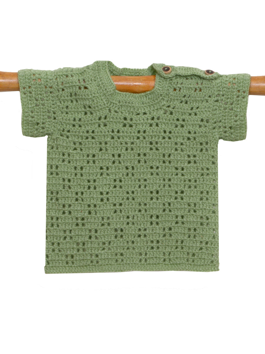 Hand Knitted Baby Woollen Tshirt