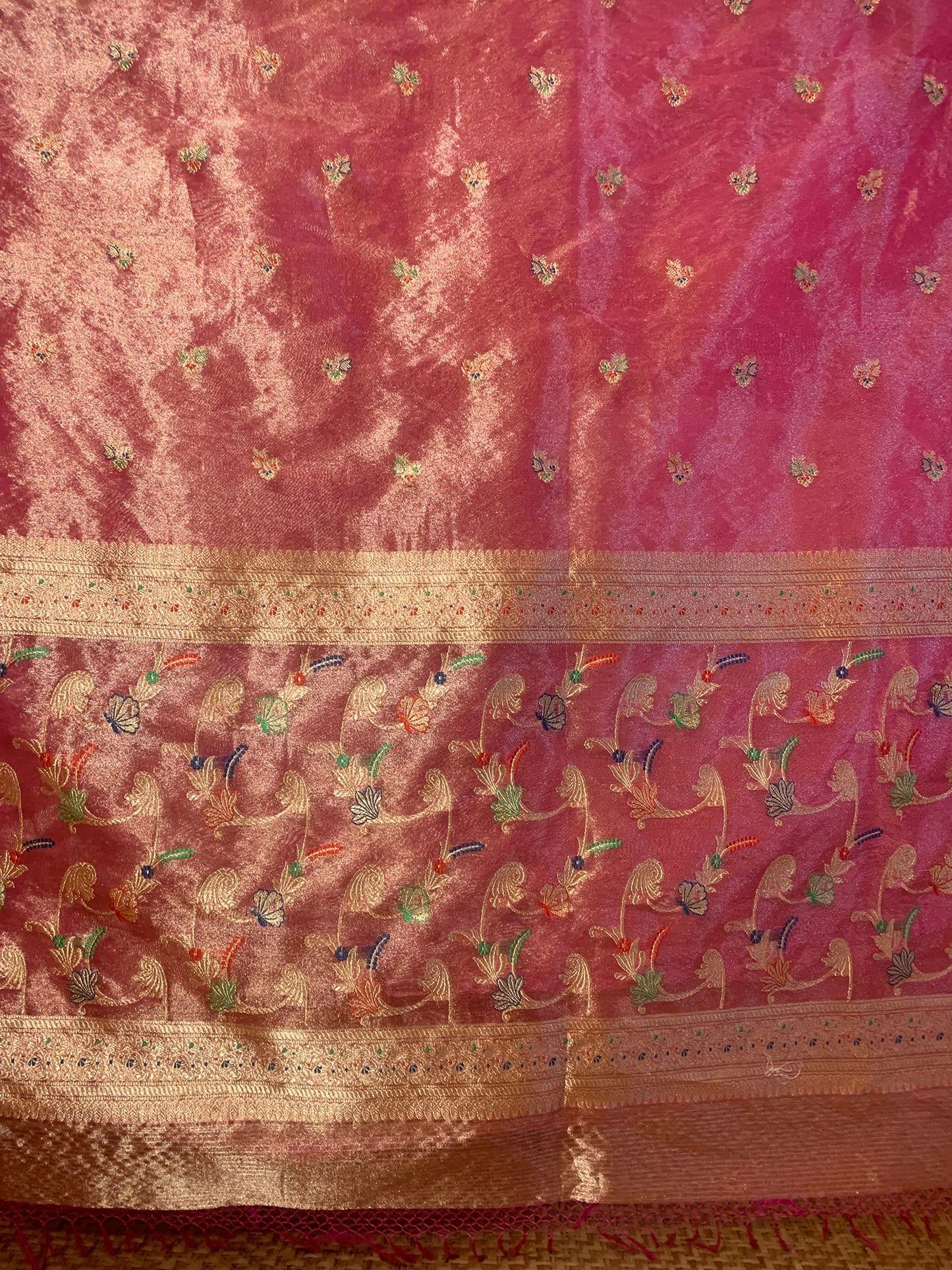 C Assam Handloom Silk Saree (Fabriqué sur commande)