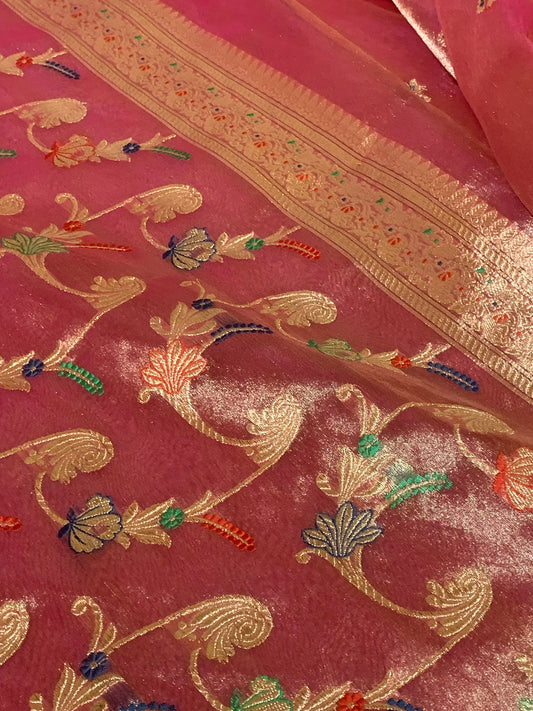 C Assam Handloom Silk Saree (Fabriqué sur commande)