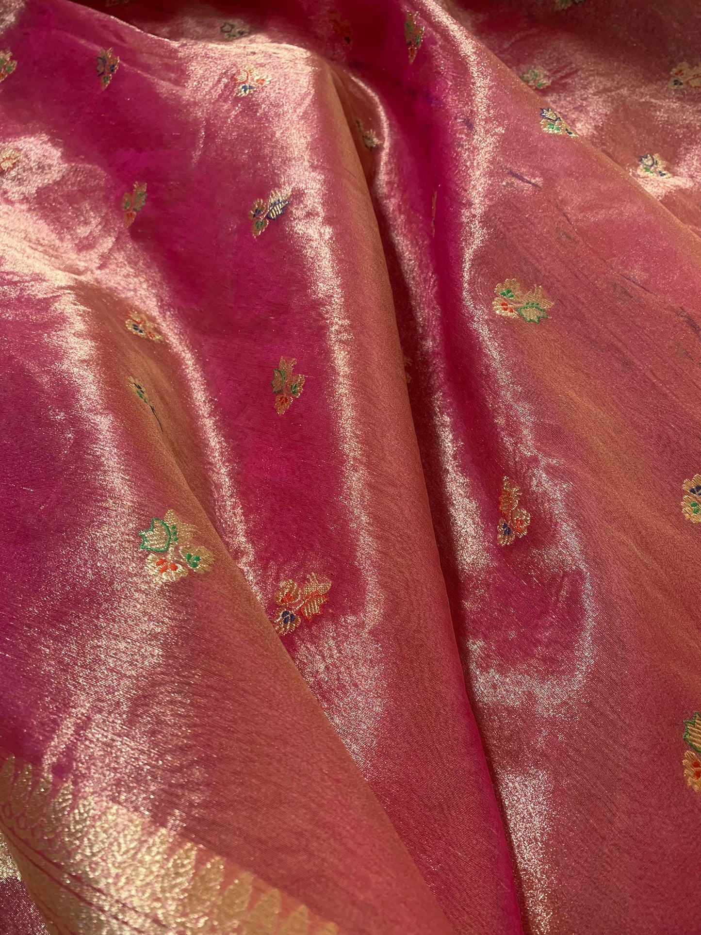 C Assam Handloom Silk Saree (Fabriqué sur commande)
