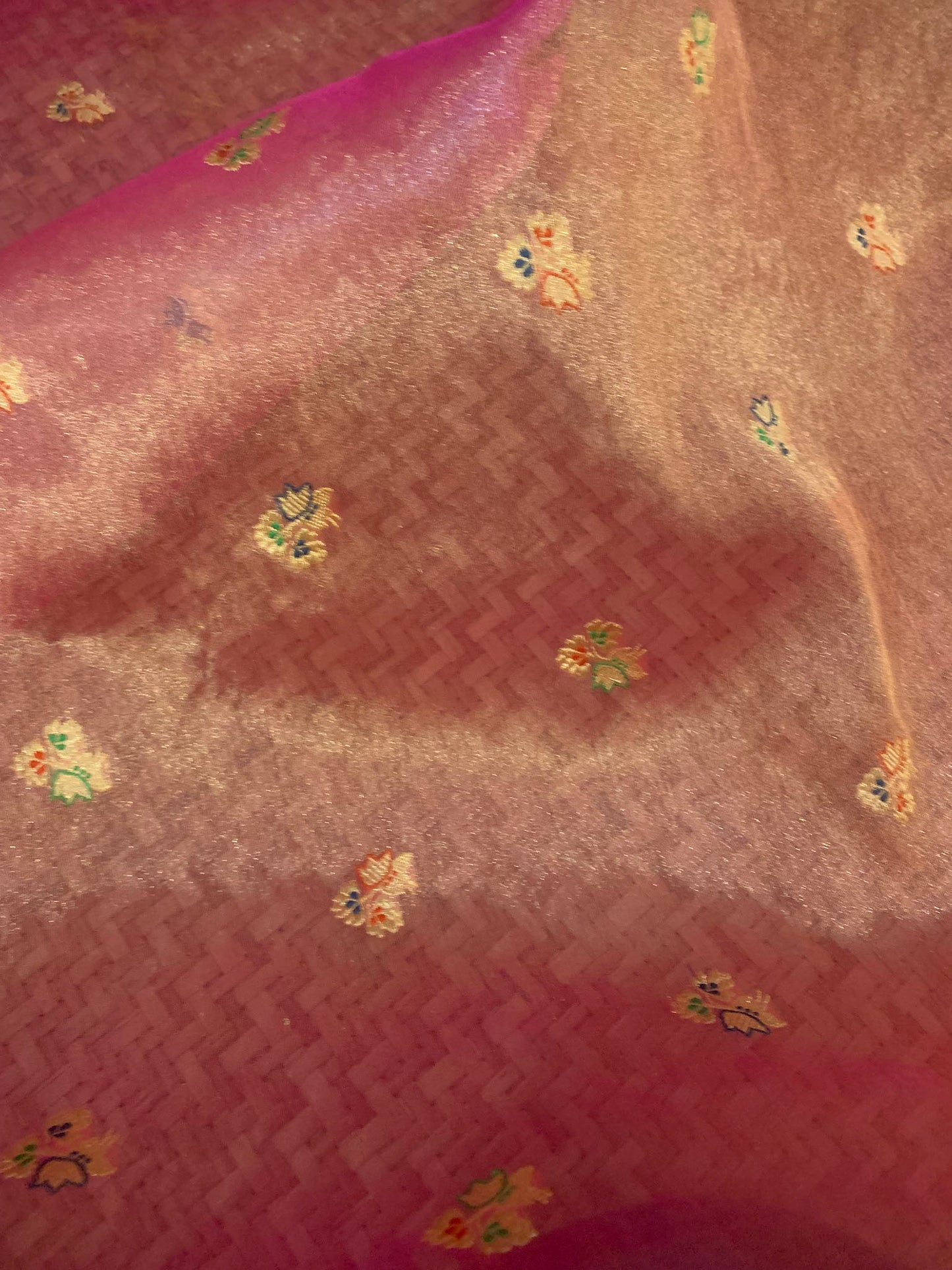 C Assam Handloom Silk Saree (Fabriqué sur commande)