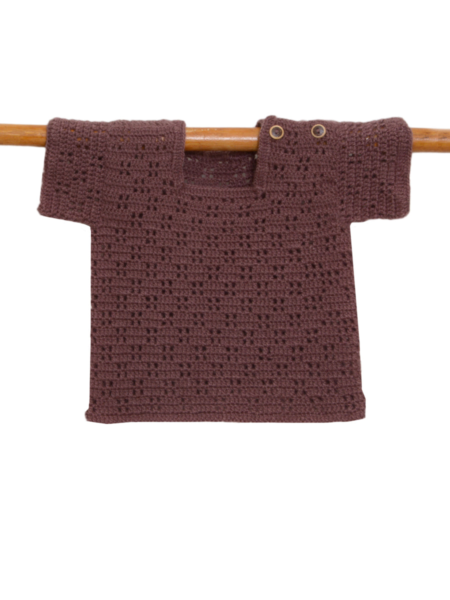 Hand Knitted Baby Woollen Tshirt