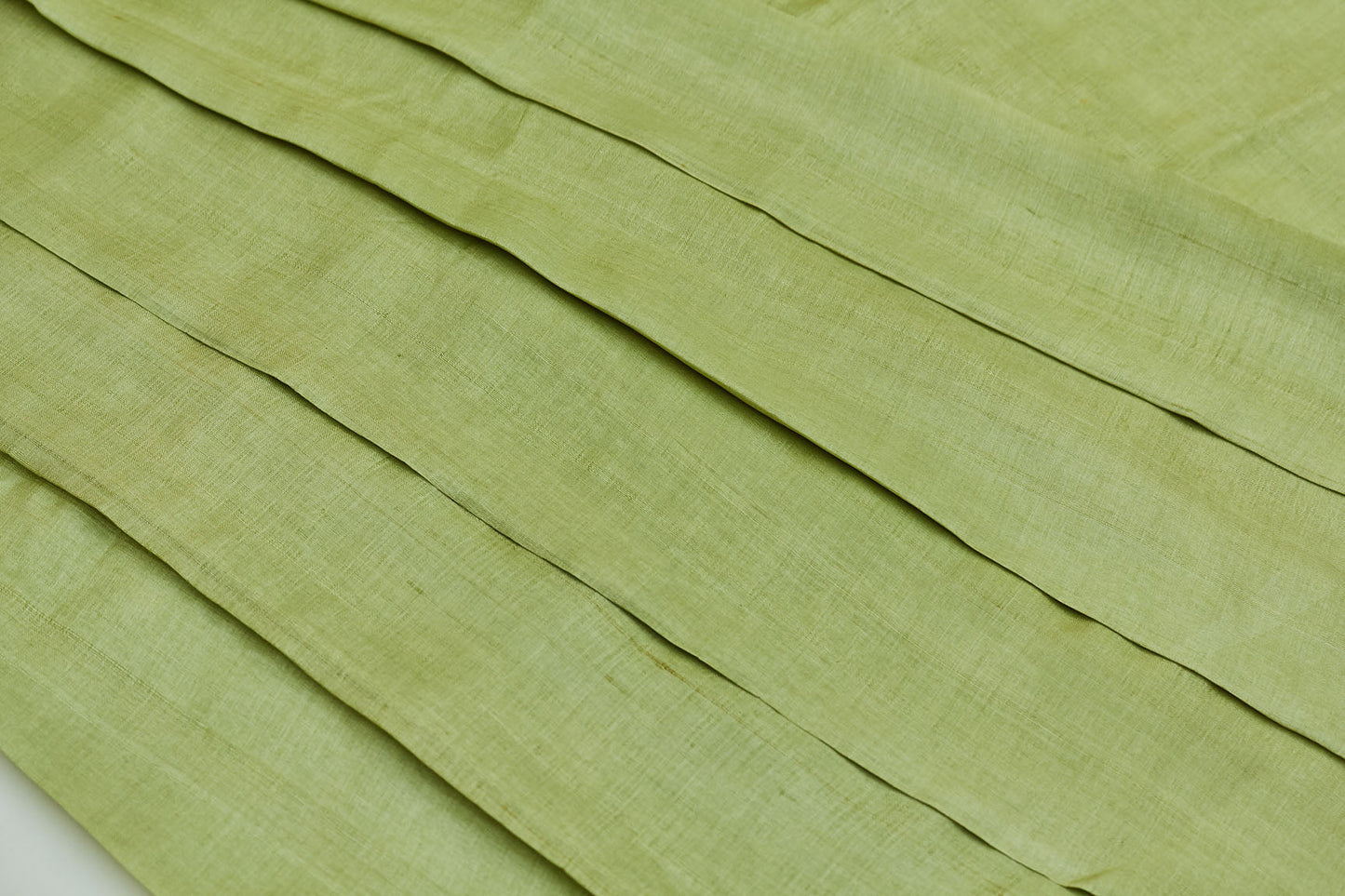 Light Green Tussar Silk Saree