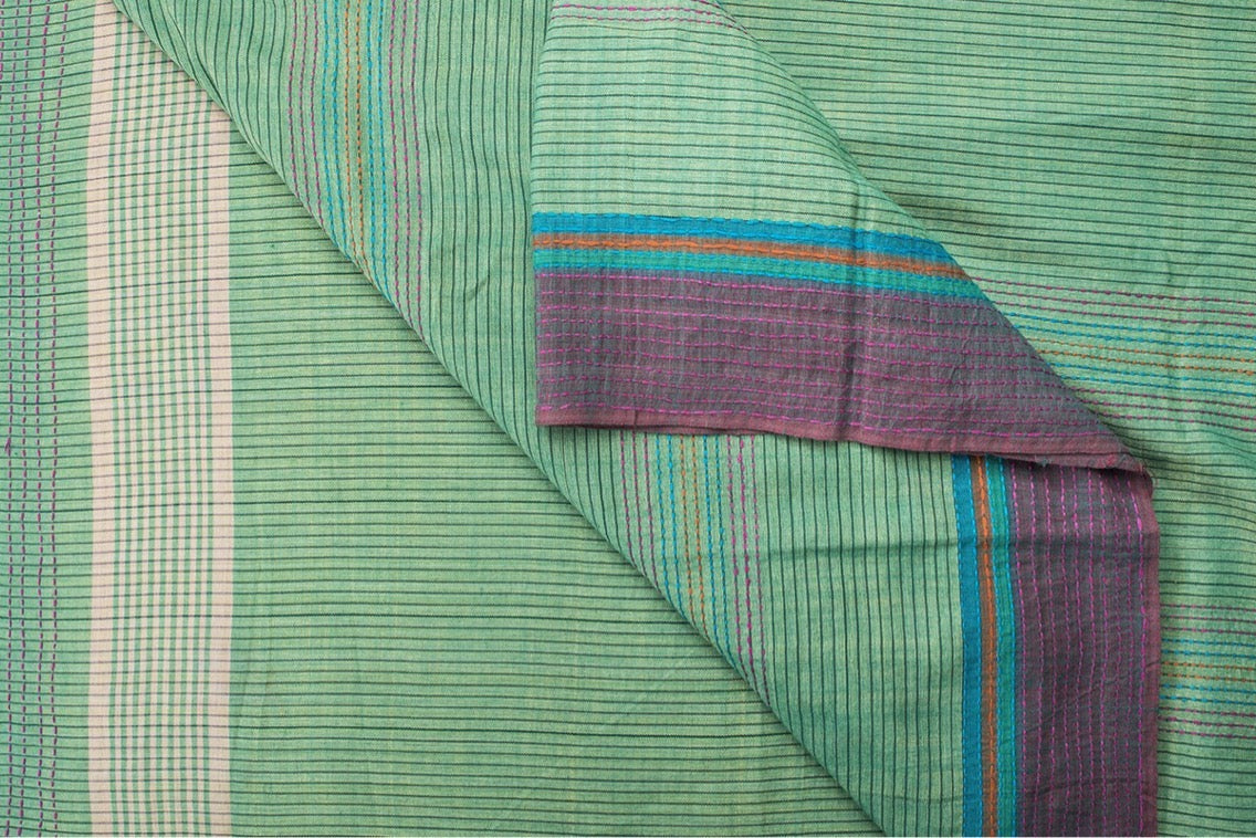Gond Kantha Applique Coton Handloom Sari
