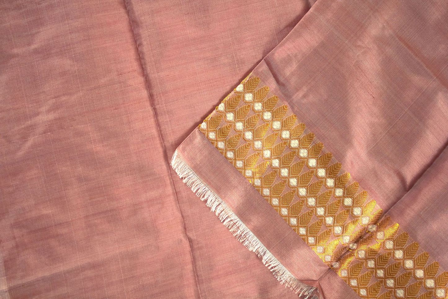 Lac Natural Dyed Handloom Silk Saree