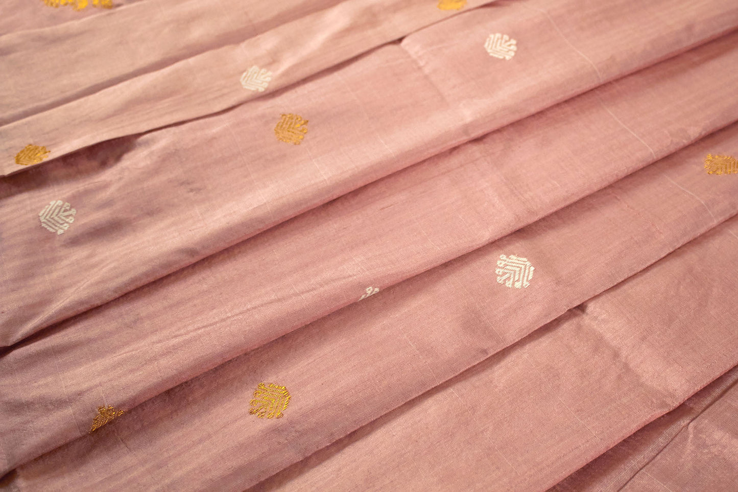 Lac Natural Dyed Handloom Silk Saree