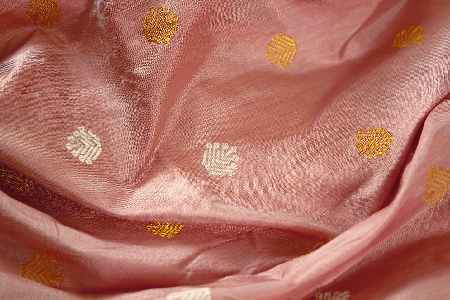 Lac Natural Dyed Handloom Silk Saree