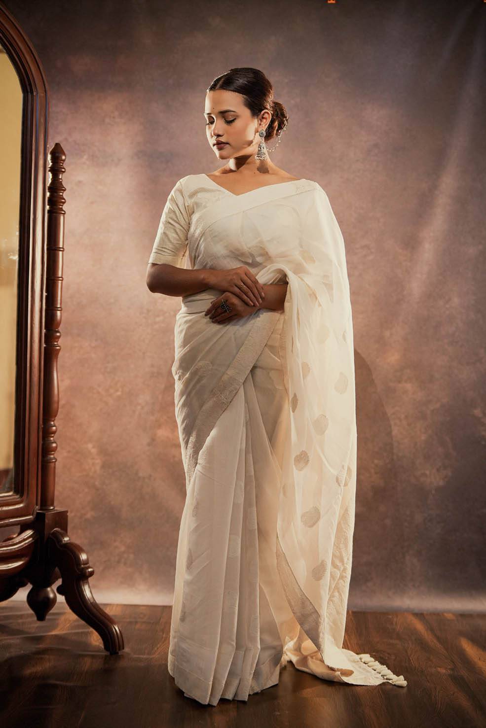Assam Nuni Silk-Cotton Handloom Silk Saree (Made to order)