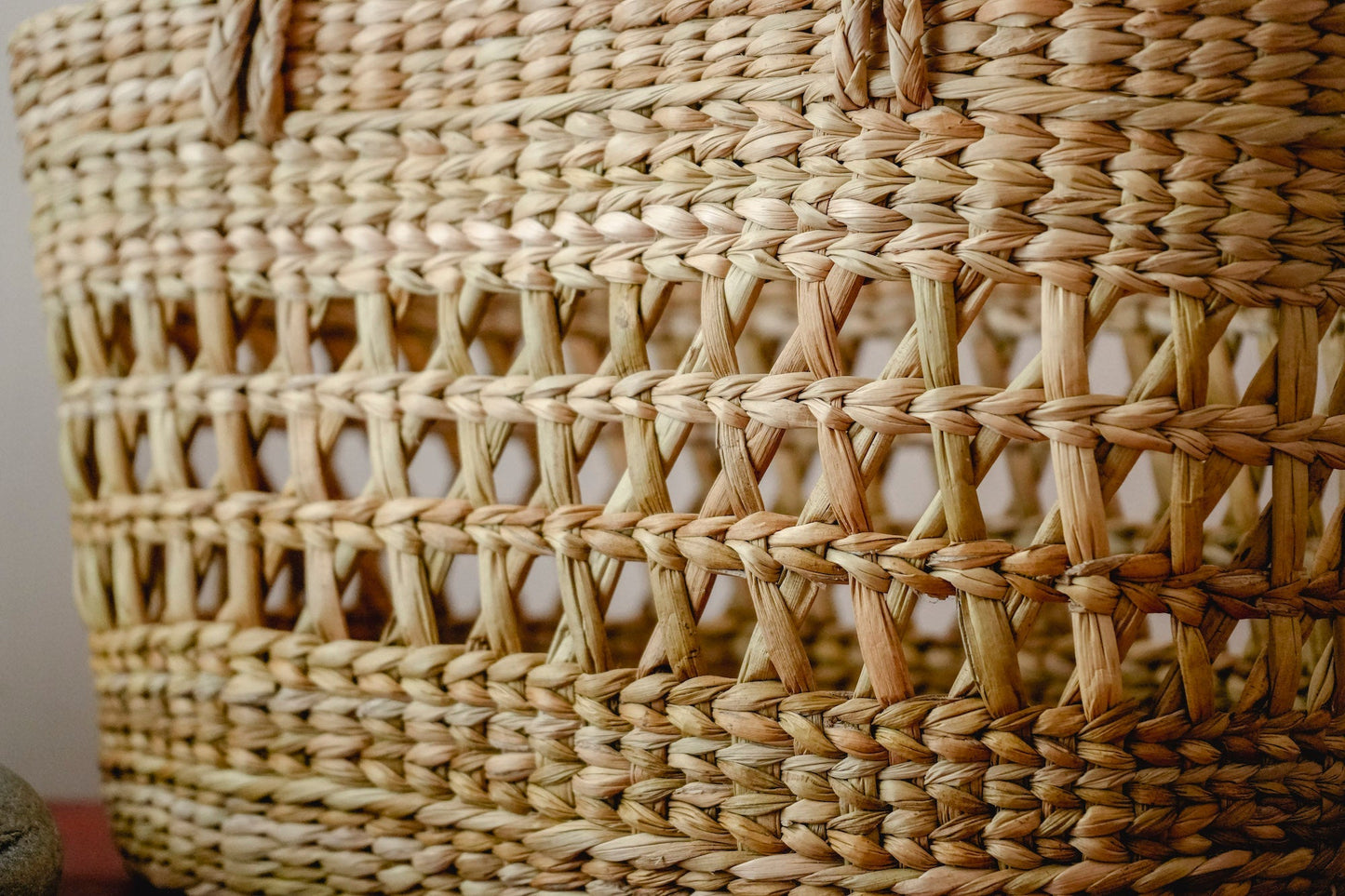 P Panier à provisions en herbe de Kauna