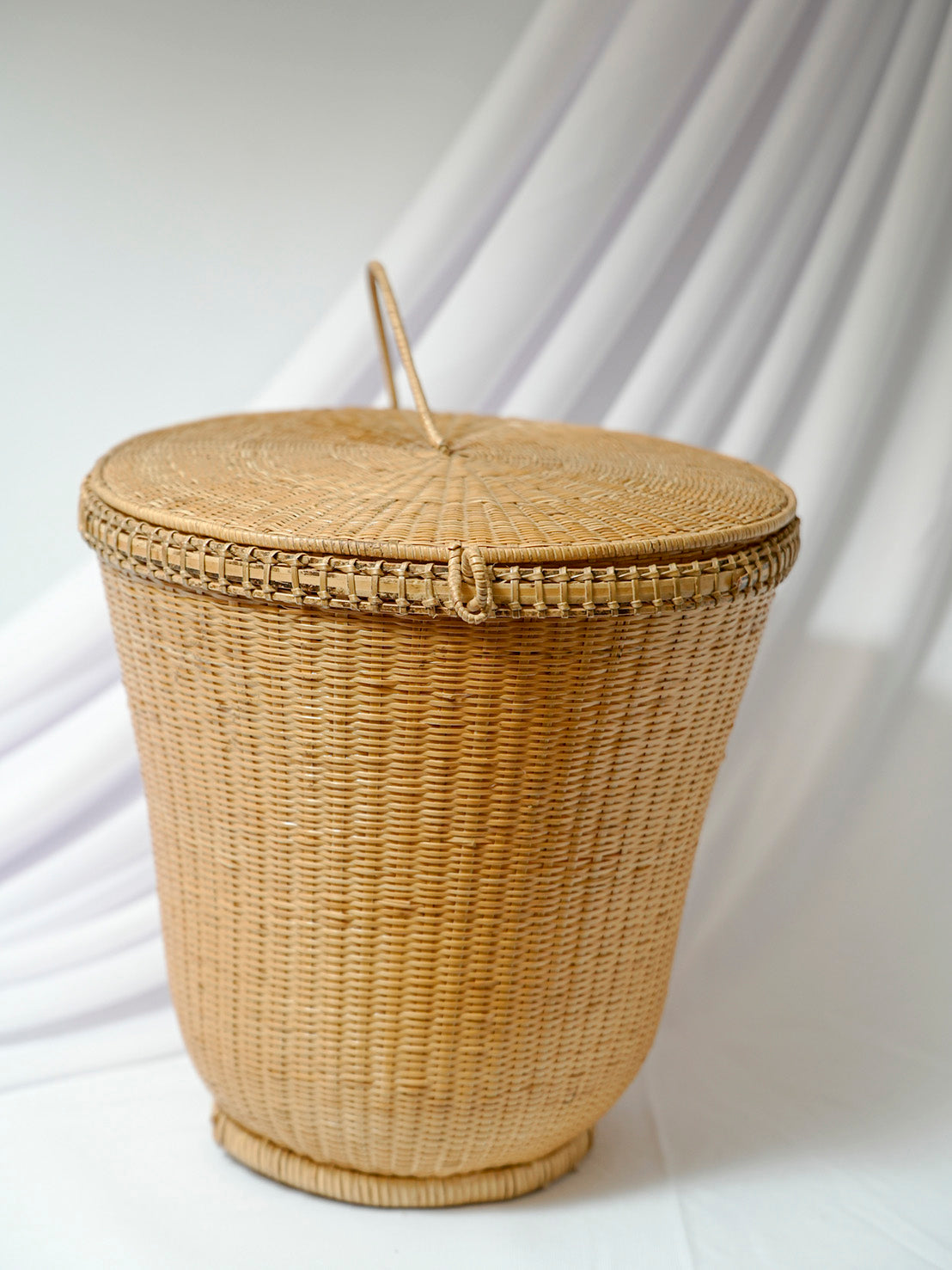 Bamboo Basket with Lid