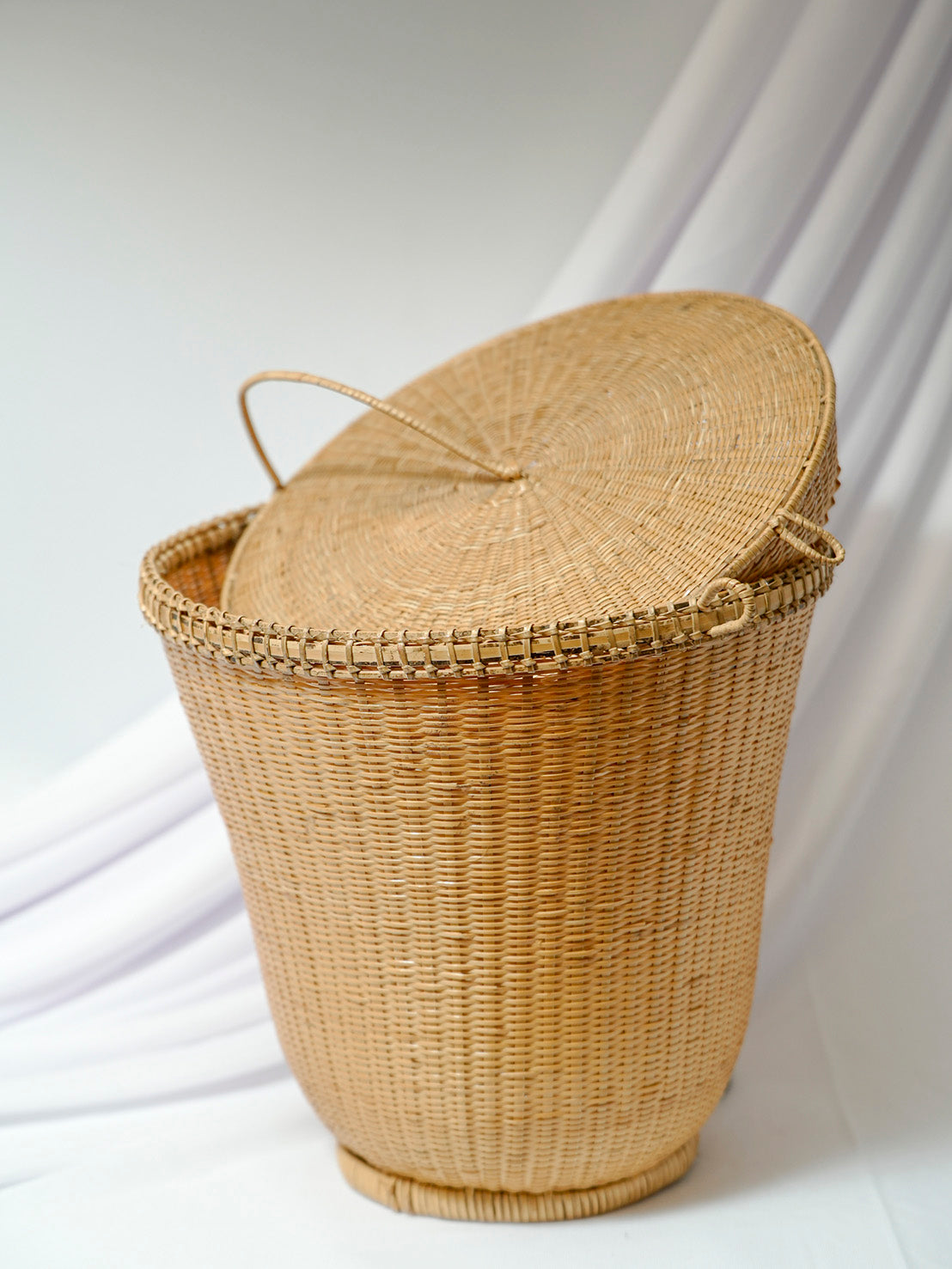 Bamboo Basket with Lid