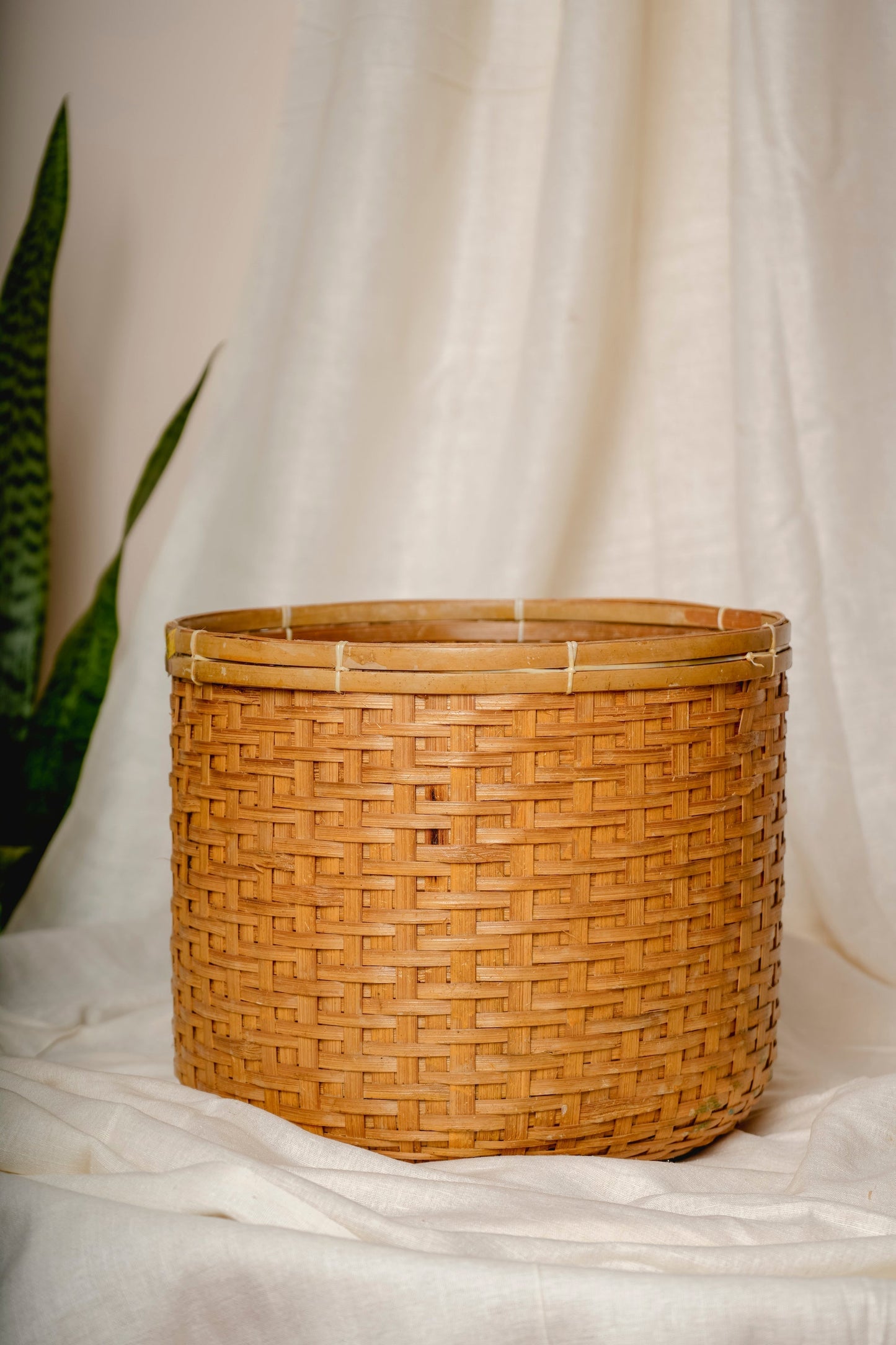 Multipurpose Circular Bamboo Basket