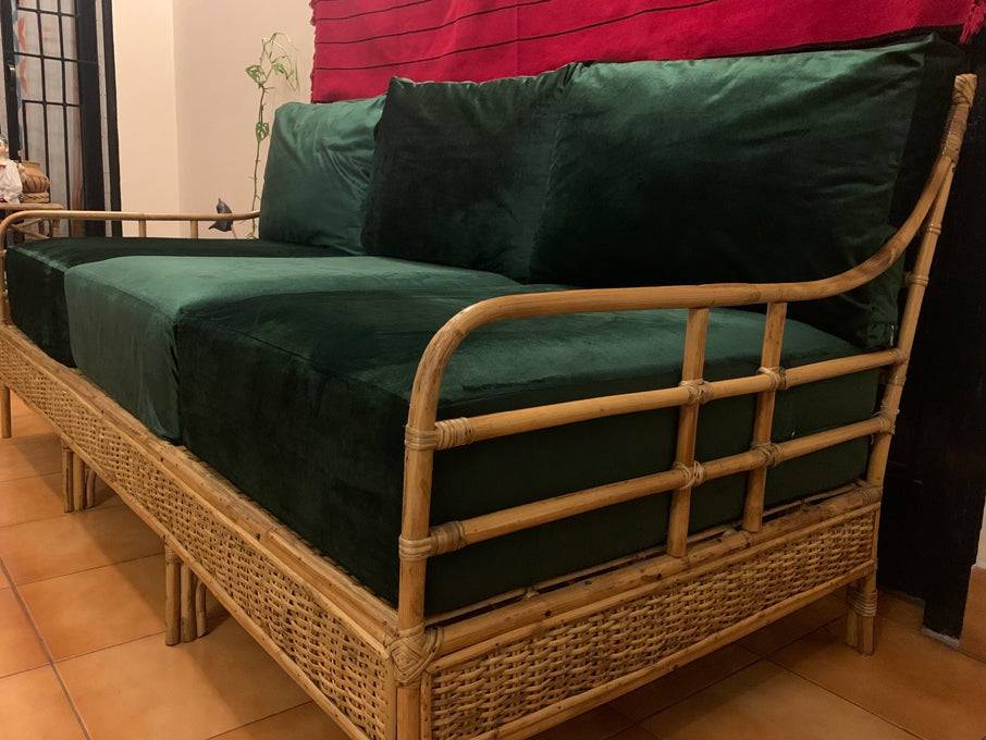 Multipurpose wicker daybed made in Assam