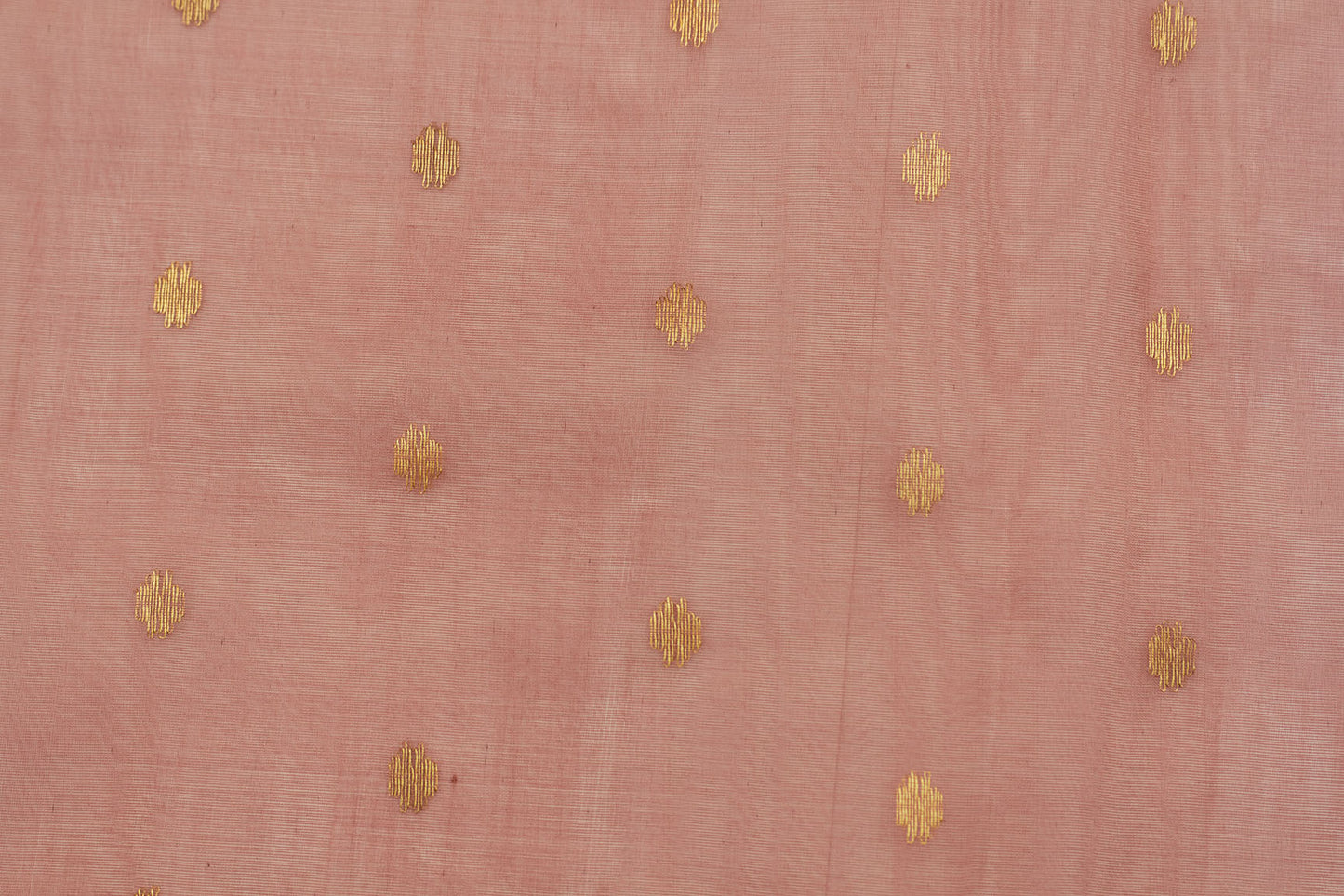 Pink & Pink Flower Chanderi Handloom Saree