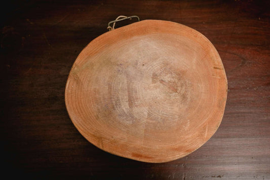 नागा हस्तनिर्मित जीवित लकड़ी का कसाई ब्लॉक - चॉपिंग और कटिंग बोर्ड 