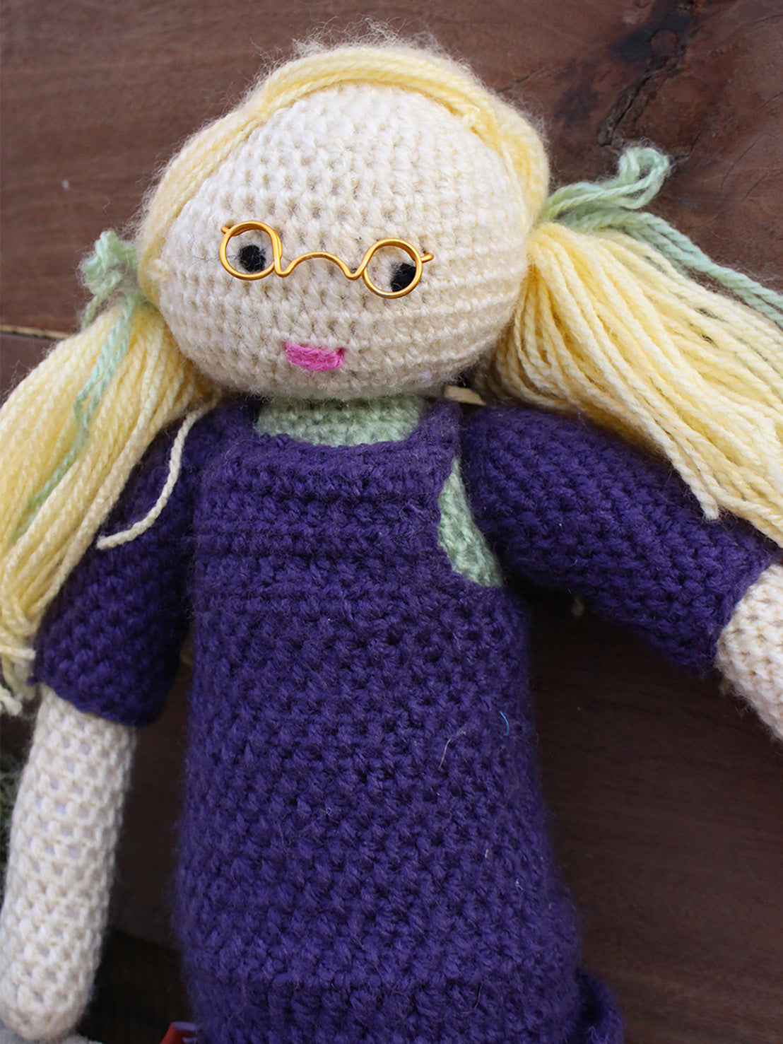 Hand Crocheted Toys- Audrey & Barbara