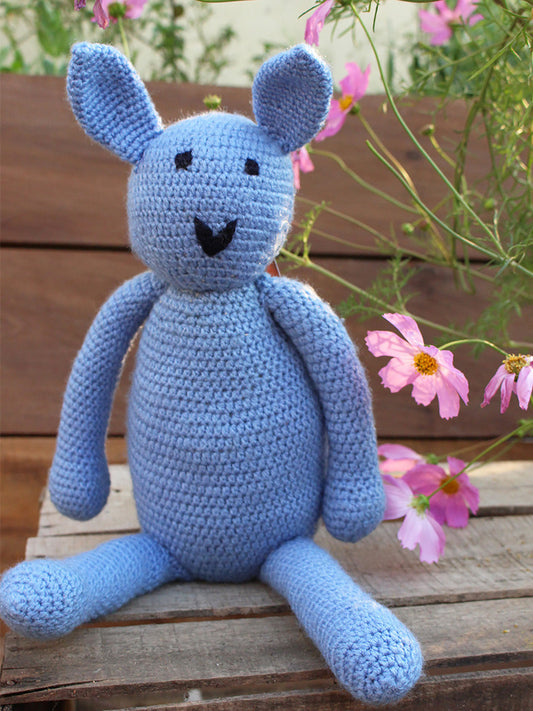 Hand Crocheted Toys- Blueberry Bear
