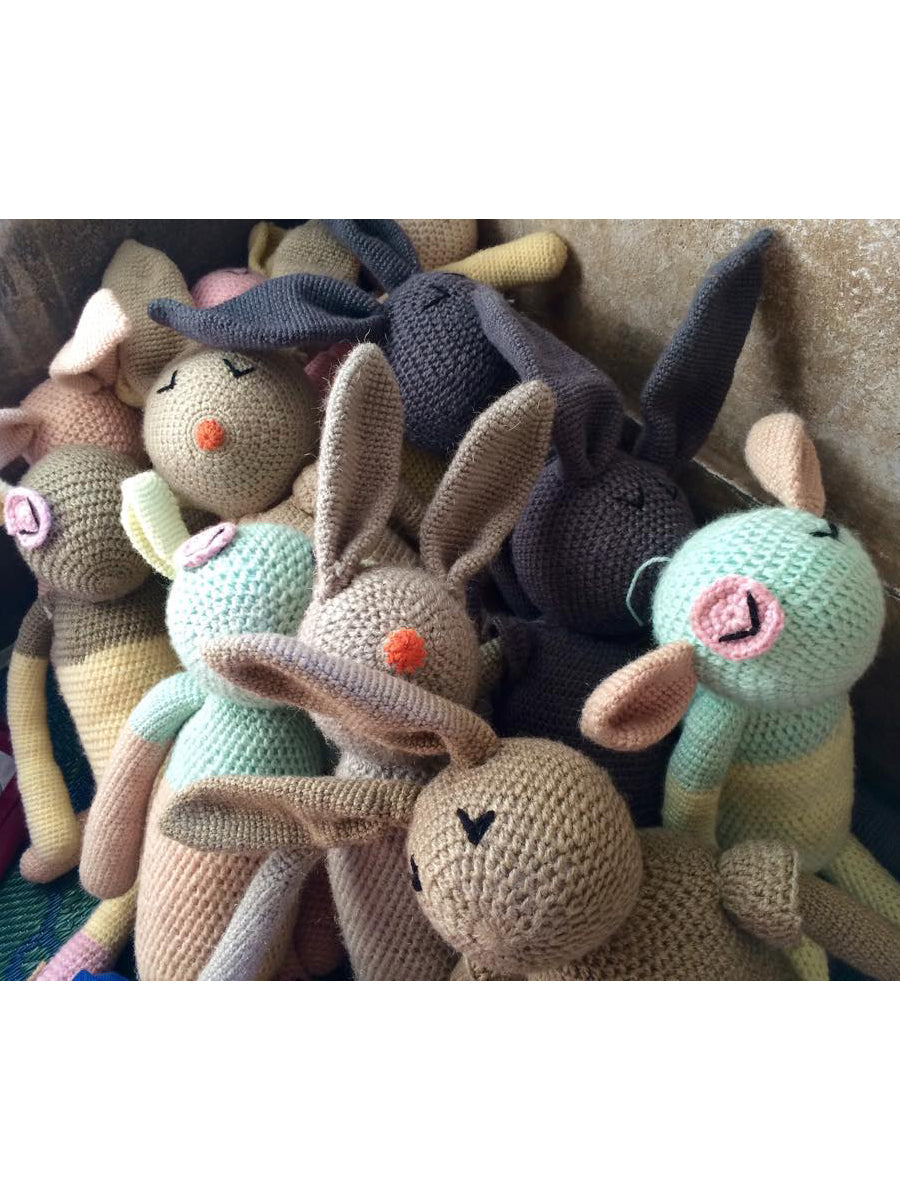 Hand Crocheted Toys- Bunnies 3