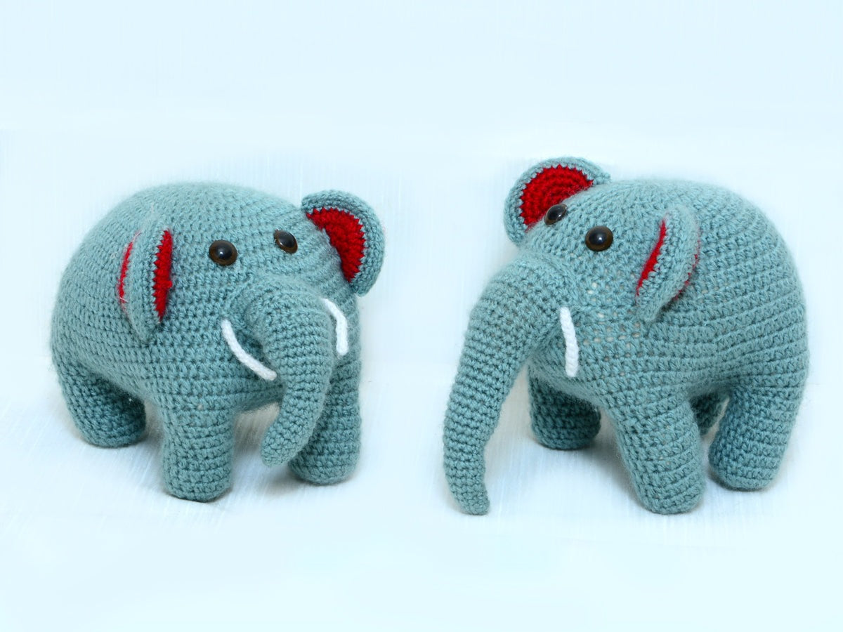 Hand Crocheted Toys- Elle the Elephant