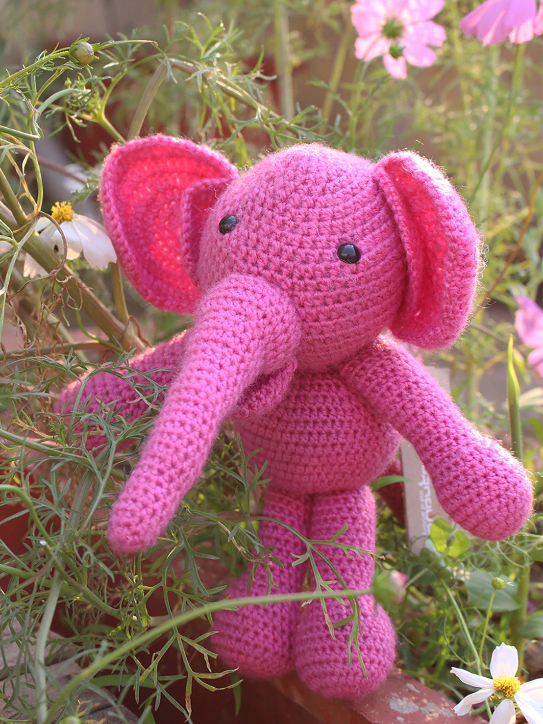 Hand Crocheted Toys- Elliot the Elephant