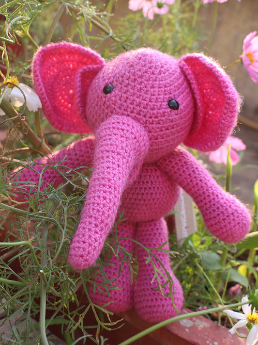Hand Crocheted Toys- Elliot the Elephant